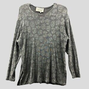 Vintage Tanuja Dior Slinky Top Womens Medium Hippie Lagenlook Boho Boxy Oversize